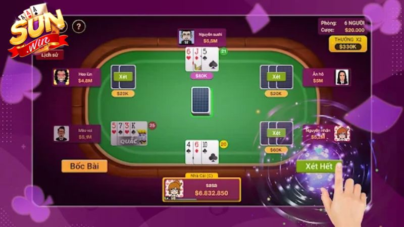 Cách tính điểm Xì dách hoàng gia sunwin giữ nguyên luật truyền thống