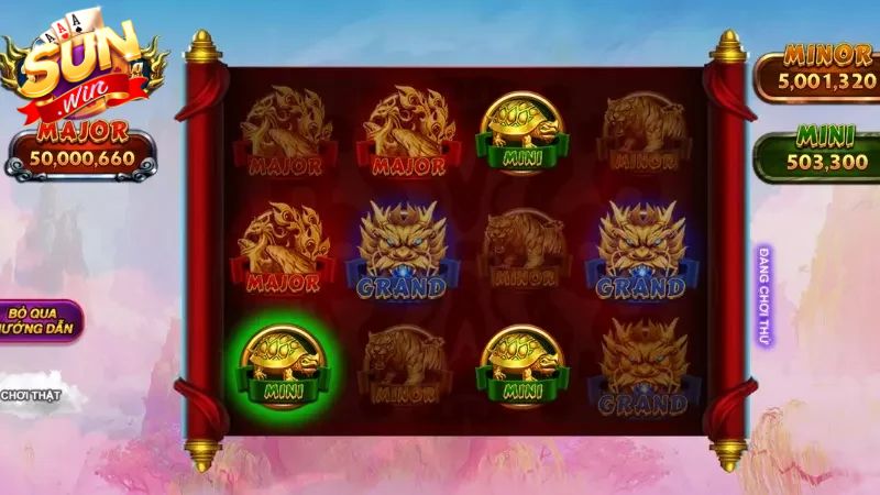 Kho báu tứ linh cung cấp thưởng đặc biệt