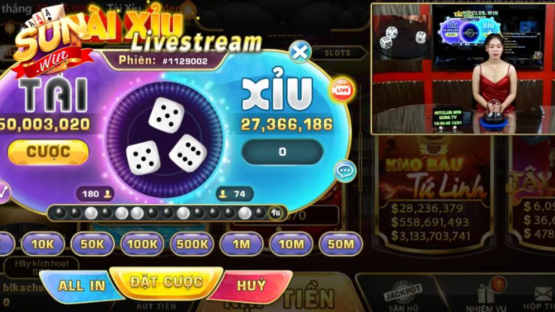 Sunwin cung cấp đa dạng các cửa cược hấp dẫn